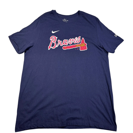 Nike Navy Atlanta Braves World Series Graphic T-Shirt-XXL