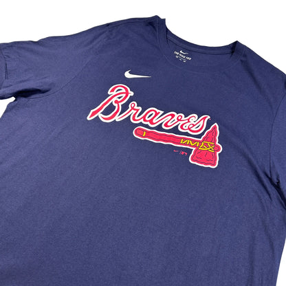 Nike Navy Atlanta Braves World Series Graphic T-Shirt-XXL