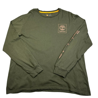 Timberland Olive Long Sleeve T-Shirt-L