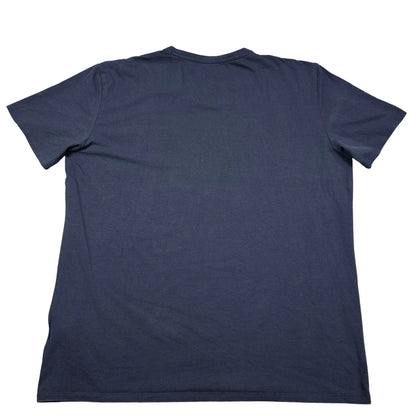 Jean Pascale® Navy V Neck T Shirt-2XL