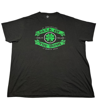 Celebrate® Black St Patricks T Shirt-3XL
