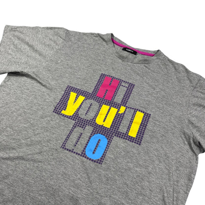 Cargoquay® Grey Graphic T Shirt-XL