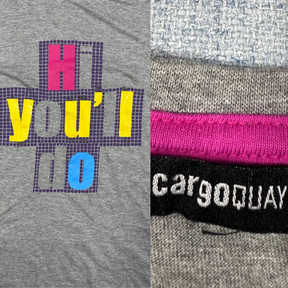 Cargoquay® Grey Graphic T Shirt-XL