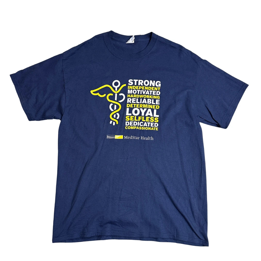 Port Company ® MedStar Health Graphic Cotton T-Shirt – Motivational Print Edition 👕