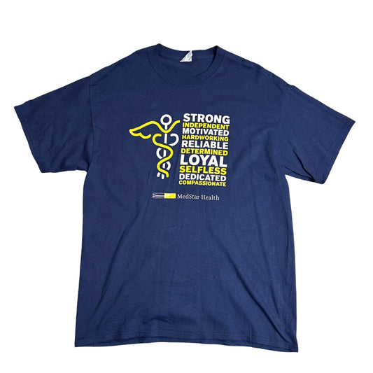 Port Company ® MedStar Health Graphic Cotton T-Shirt – Motivational Print Edition 👕
