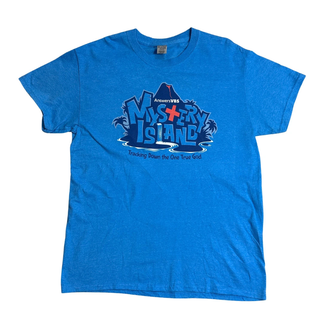 Gildan ® Answers VBS Mystery Island Graphic T-Shirt – Faith Theme Edition 🌴👕