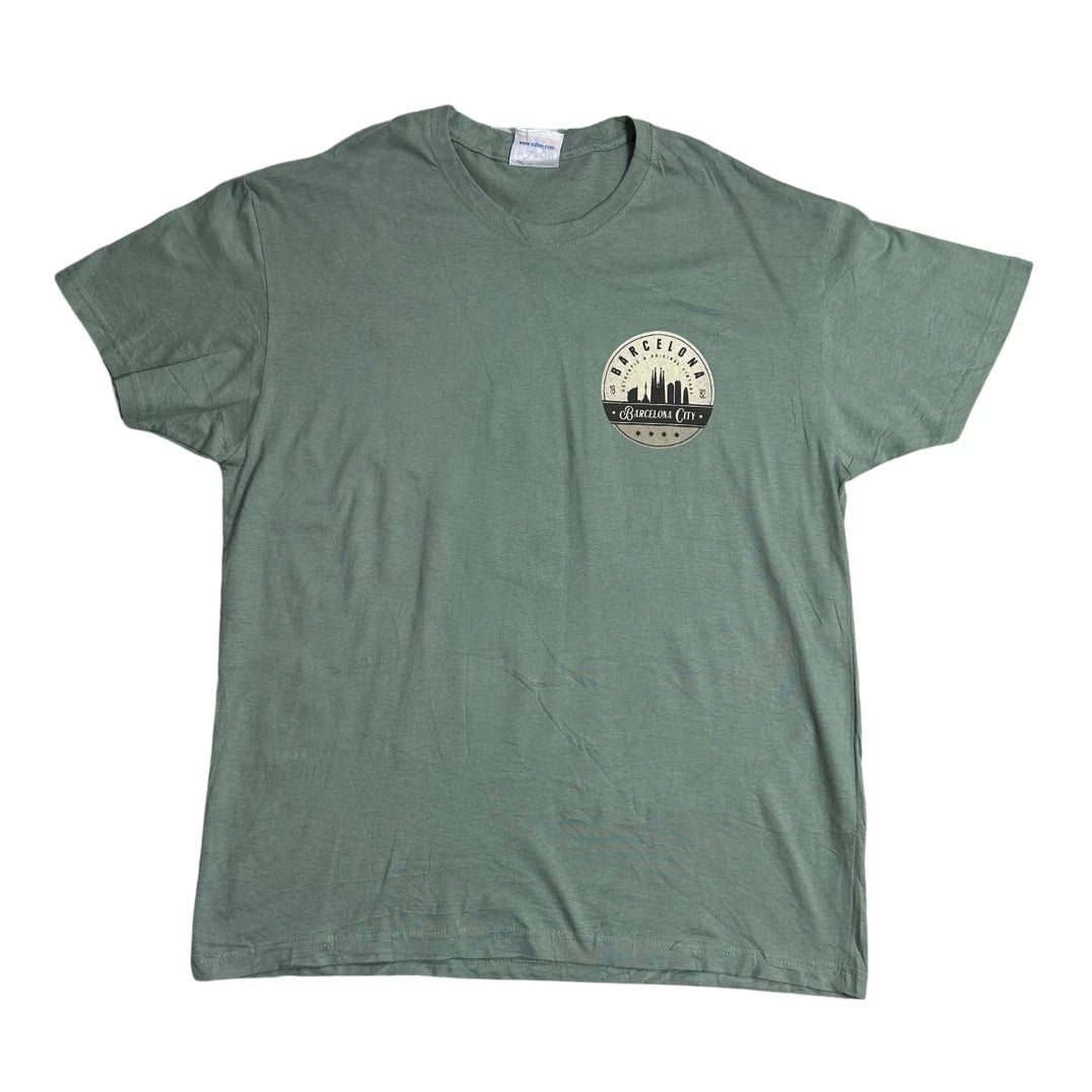Barcelona City Graphic Print Casual T-Shirt 🌍👕