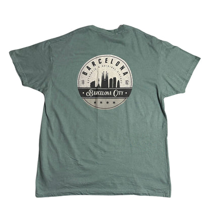 Barcelona City Graphic Print Casual T-Shirt 🌍👕