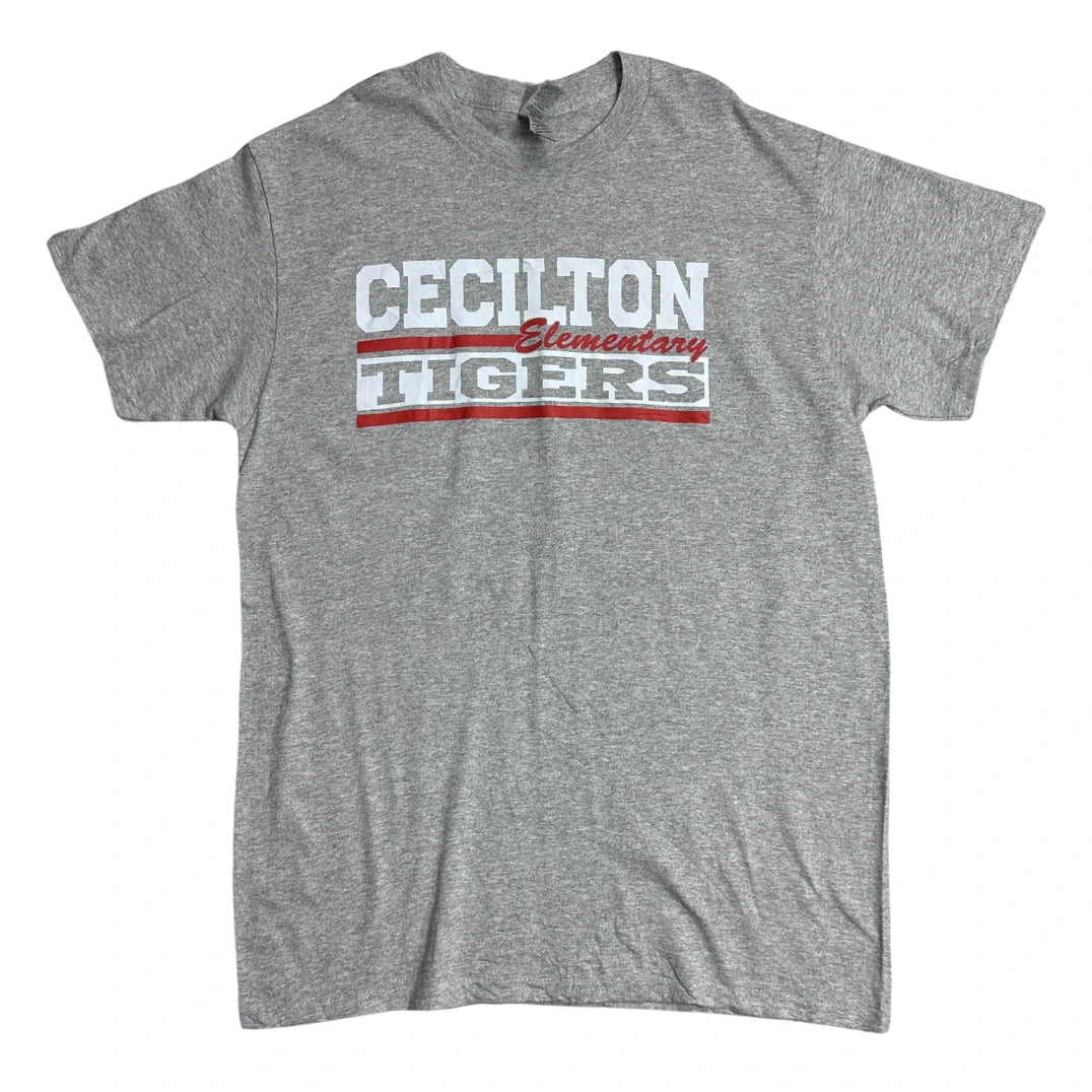 Cecilton Elementary Tigers Graphic T-Shirt  Gildan Heavy Cotton