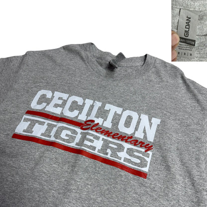 Cecilton Elementary Tigers Graphic T-Shirt  Gildan Heavy Cotton