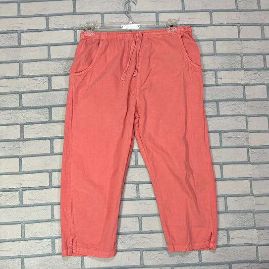 Coral Capri Pants