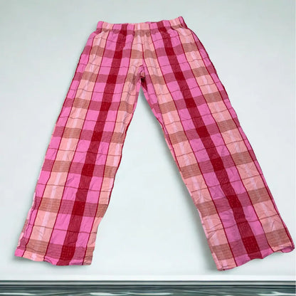F&F® Pink Plaid Pajama Pants