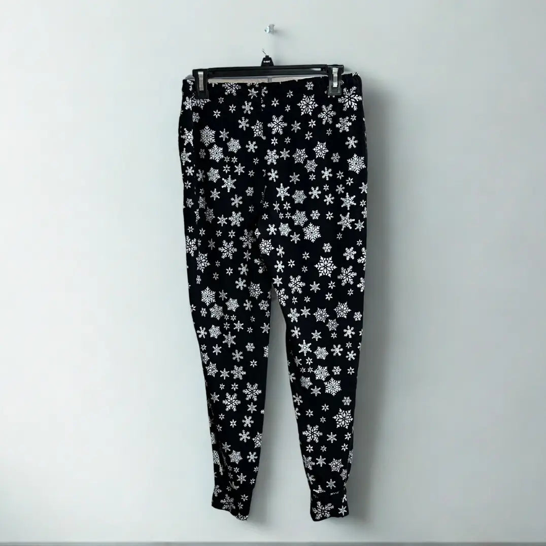 PRIMARK®Black Snowflake-Print Pajama Pants