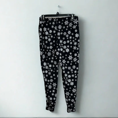 PRIMARK®Black Snowflake-Print Pajama Pants