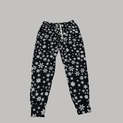 PRIMARK®Black Snowflake-Print Pajama Pants