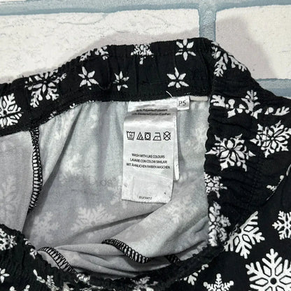PRIMARK®Black Snowflake-Print Pajama Pants