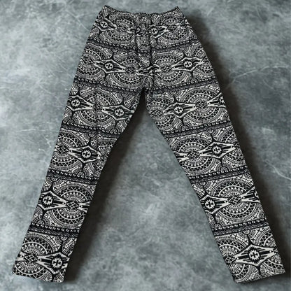 HOT KISS ® Black and White Patterned Pants