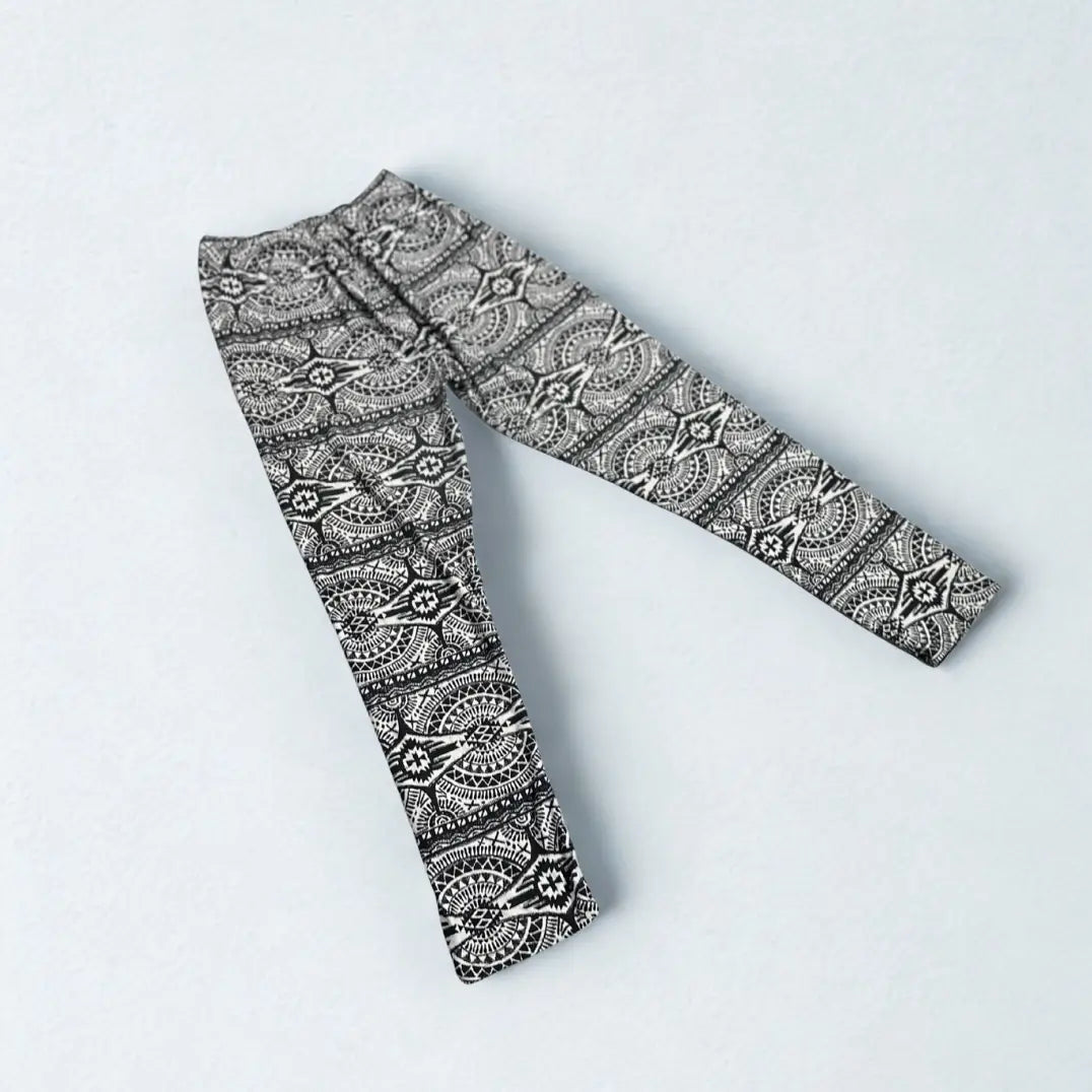 HOT KISS ® Black and White Patterned Pants