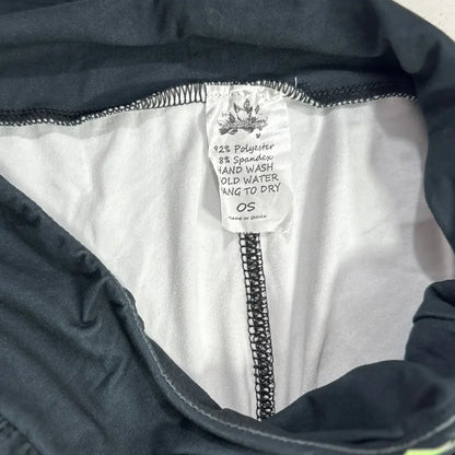 Black Leggings with Skull Print