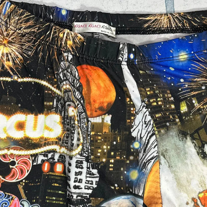 Leggings with City/Circus Print