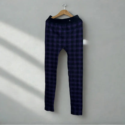 Purple and Black Checkered Pants