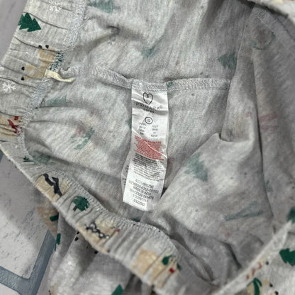 PRIMARK®Light Grey Christmas-Print Pajama Pants