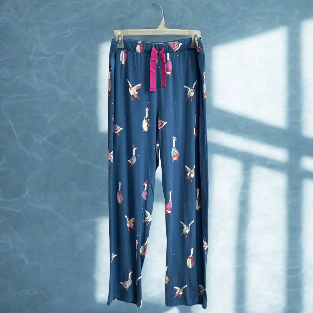 Next® Blue Goose-Print Pajama Pants
