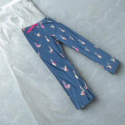 Next® Blue Goose-Print Pajama Pants