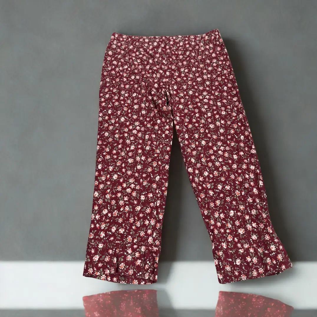 Lands' End® Floral Print Pants