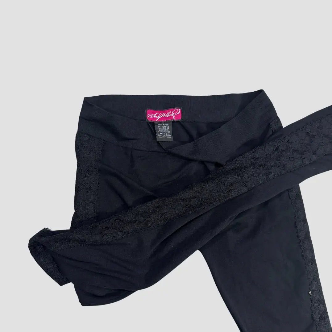 SAY WHAT® Lace Leggings