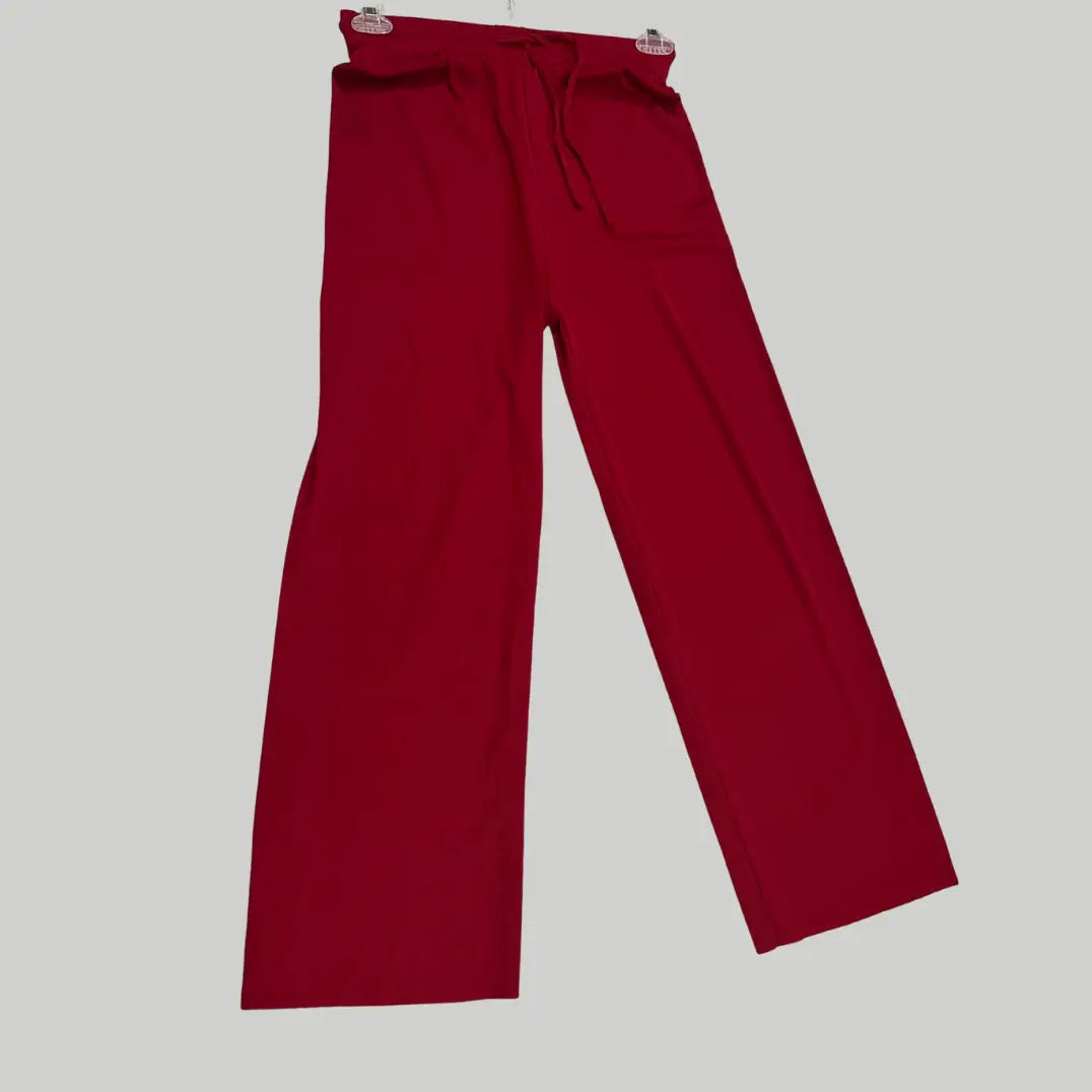 womens Elastic Paperbag Waist Pants Casual Pants