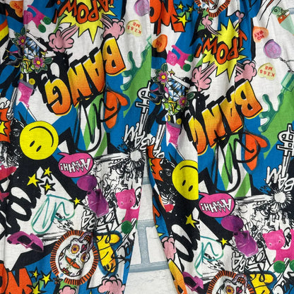 Vibrant Comic Print Joggers