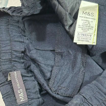 M&S® Collection Dark Navy Trousers