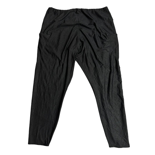 Essential Black Performance Active Leggings(XXL)