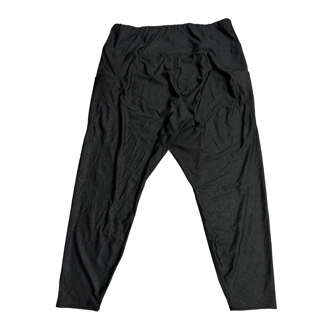 Essential Black Performance Active Leggings(XXL)
