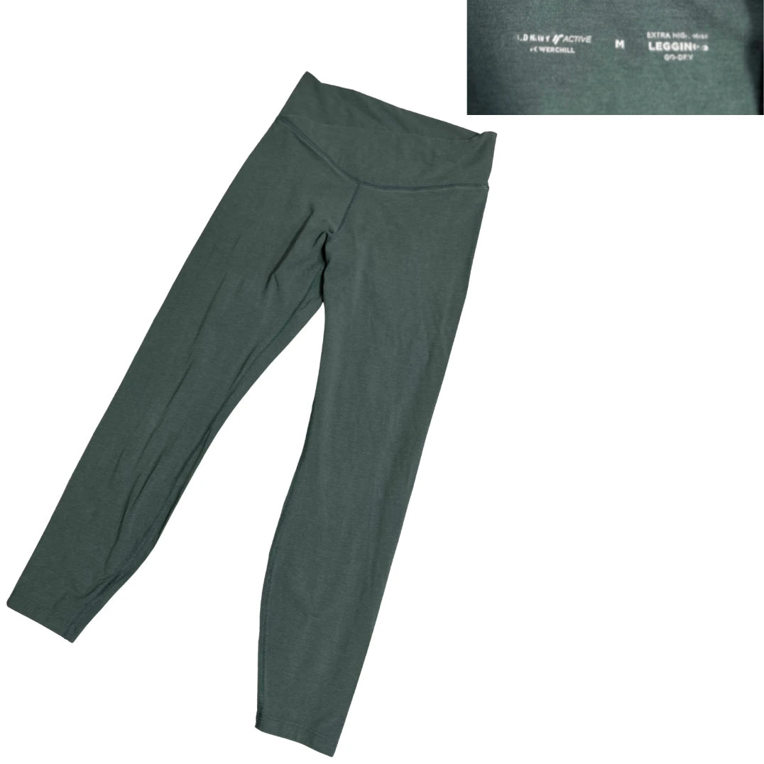 OLD NAVY Forest Green High Rise Active Leggings(L)