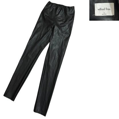 WILFRED FREE ® Sleek Faux Leather High Rise Leggings(S)