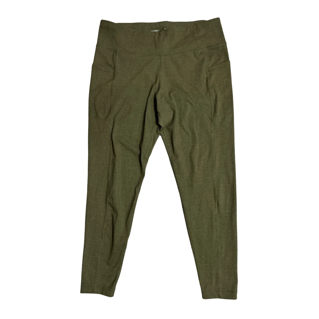 Athletic Works® Olive Green Active Comfort Leggings(XXL)