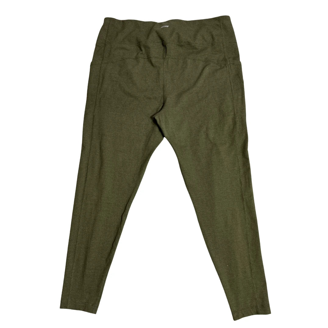 Athletic Works® Olive Green Active Comfort Leggings(XXL)