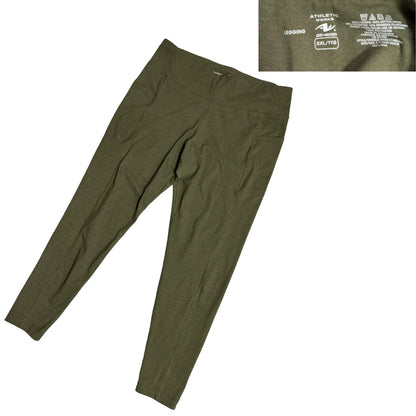 Athletic Works® Olive Green Active Comfort Leggings(XXL)