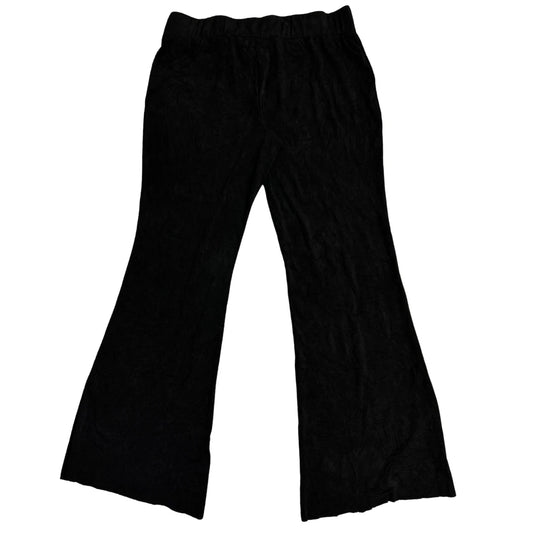 By & By® Textured Black Flare-Leg Pants