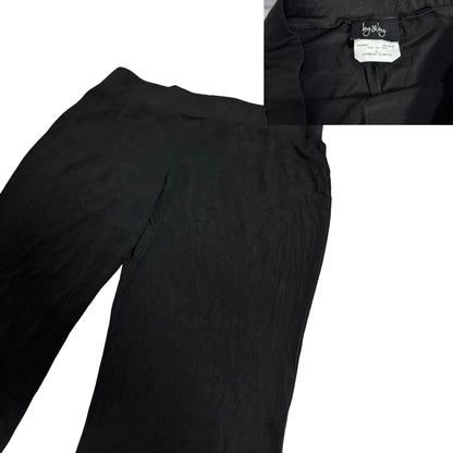 By & By® Textured Black Flare-Leg Pants