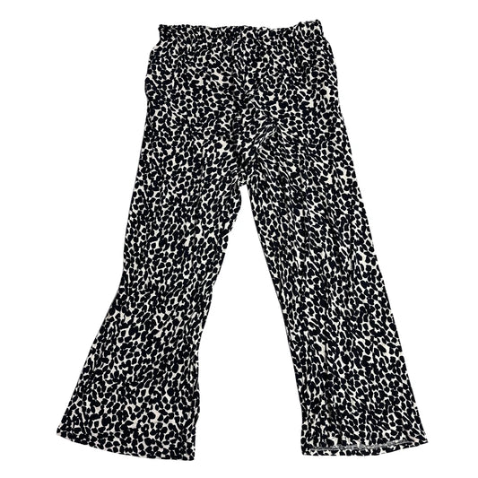 H&M ® Monochrome Animal Print Flare Pants