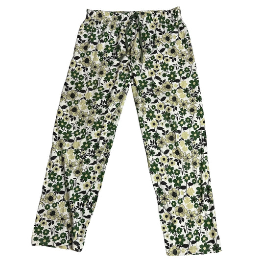 Primark® Vintage-Inspired Green Floral Relaxed Pants
