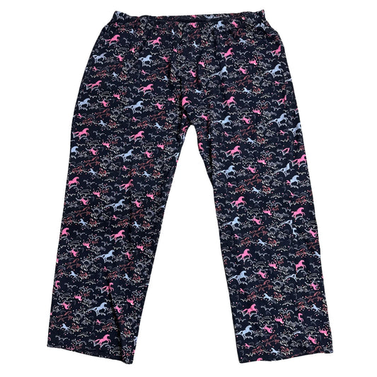 M&S® Navy Unicorn Print Lounge Pants