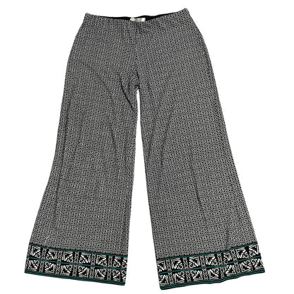 STUDIO M® Geometric Print Wide-Leg Palazzo Pants