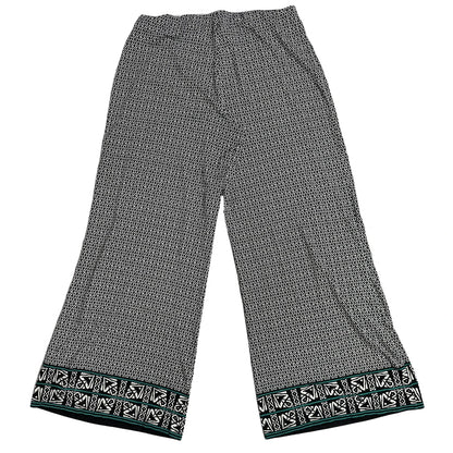 STUDIO M® Geometric Print Wide-Leg Palazzo Pants