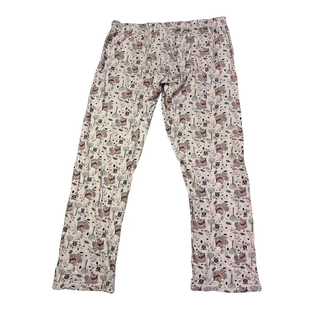 Love to Lounge® Beige Woodland Print Lounge Pants