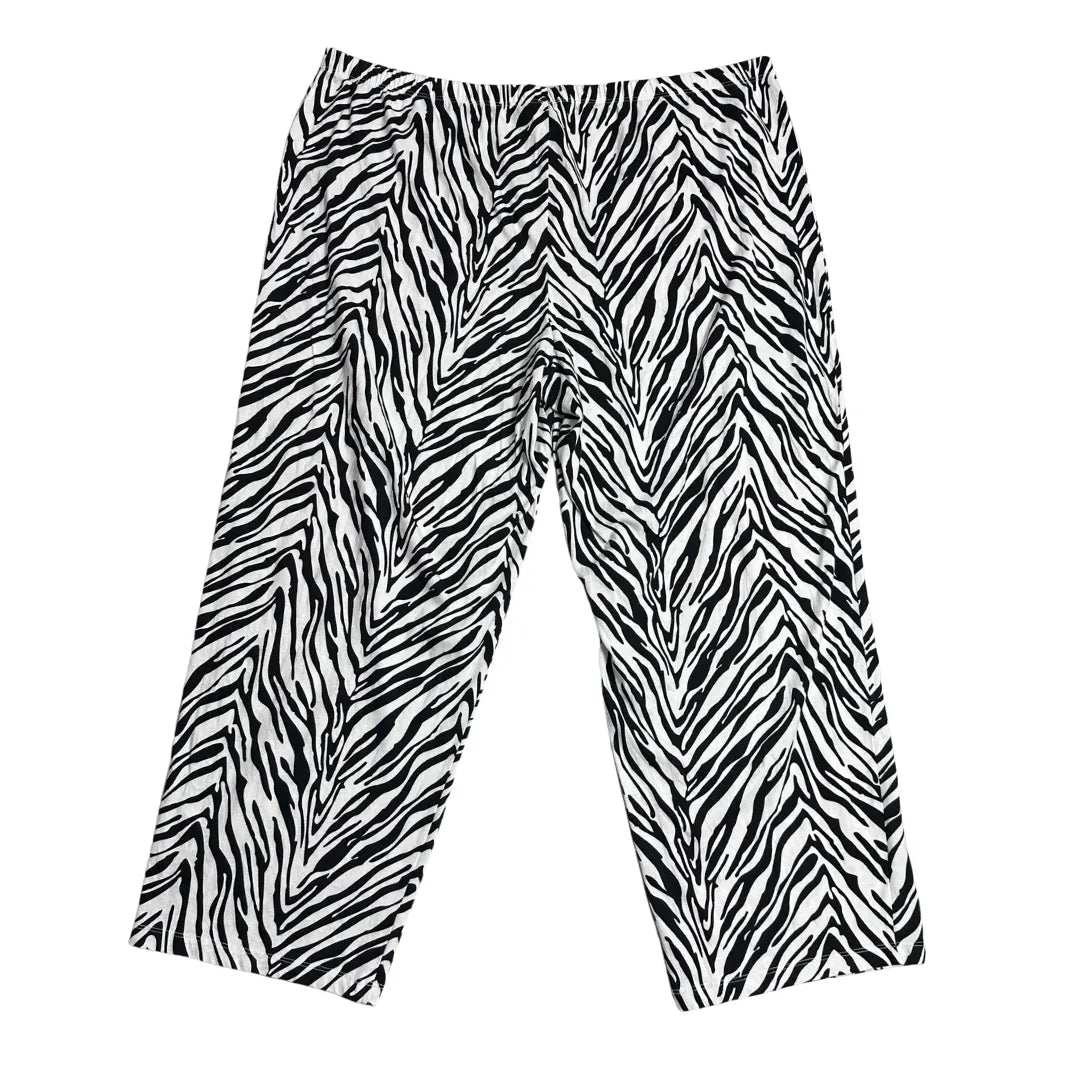 White Stag ®  Zebra Print Women’s Capri Sleep Pants 🦓