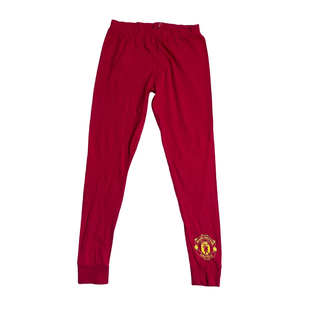 Manchester United Red Cotton Lounge Pajama Pants ⚽